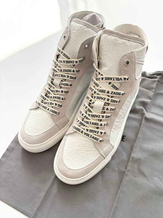 Zadig & Voltaire High flash crinkled sneakers EUR41