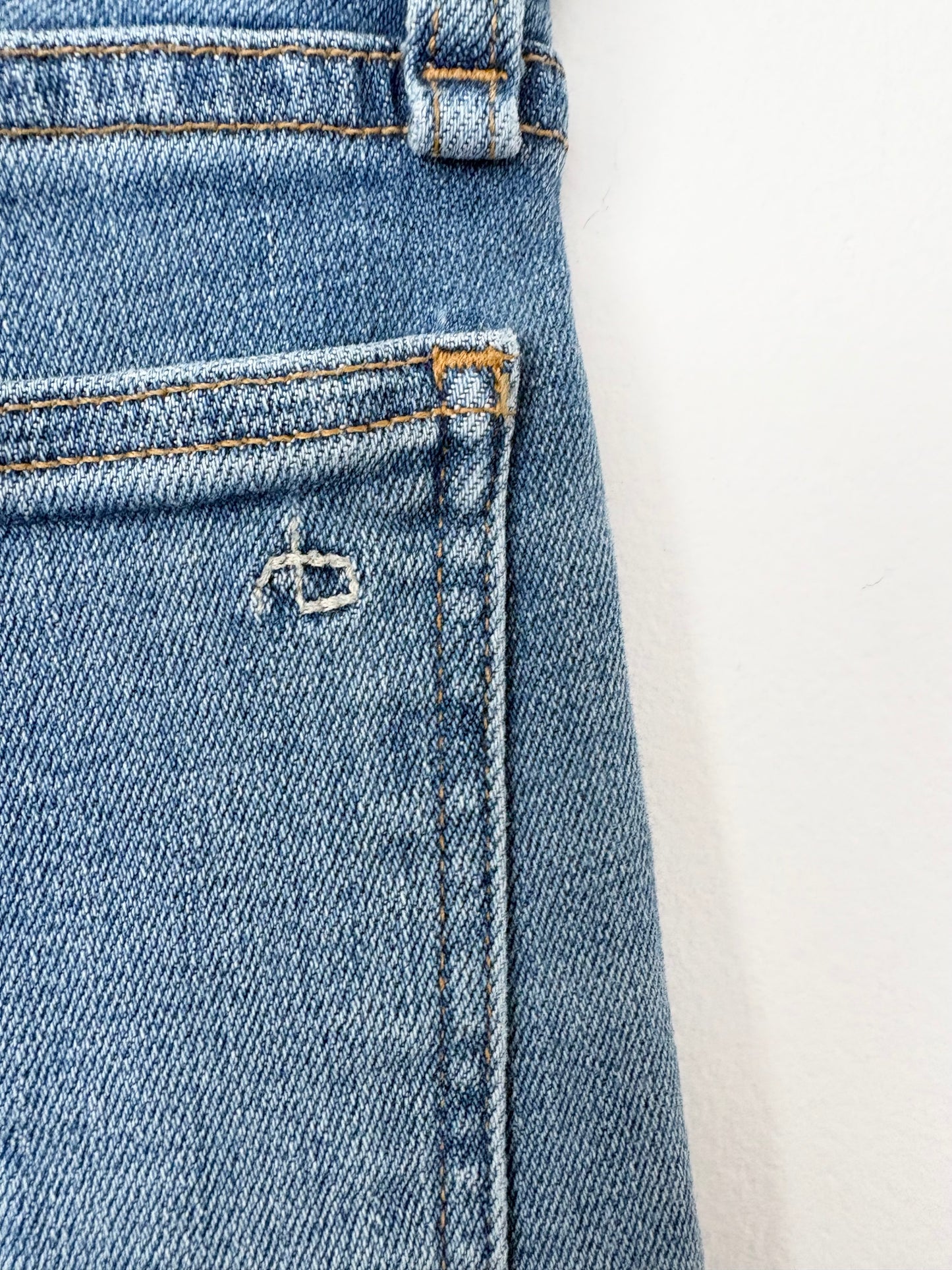 Rag & Bone Nina high rise ankle flare jeans W27