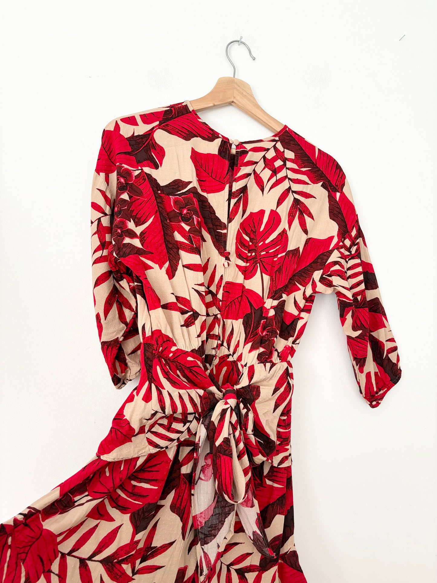 Robe florale à volants H&M X Johanna Ortiz XS