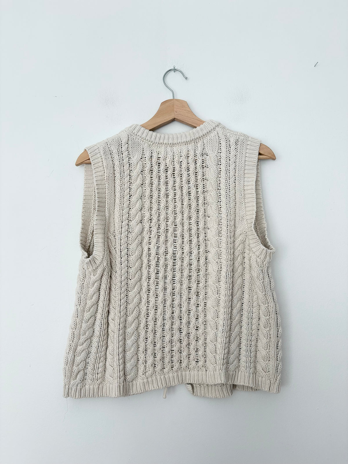 Débardeur en tricot torsadé à nouer devant Joie, taille Large