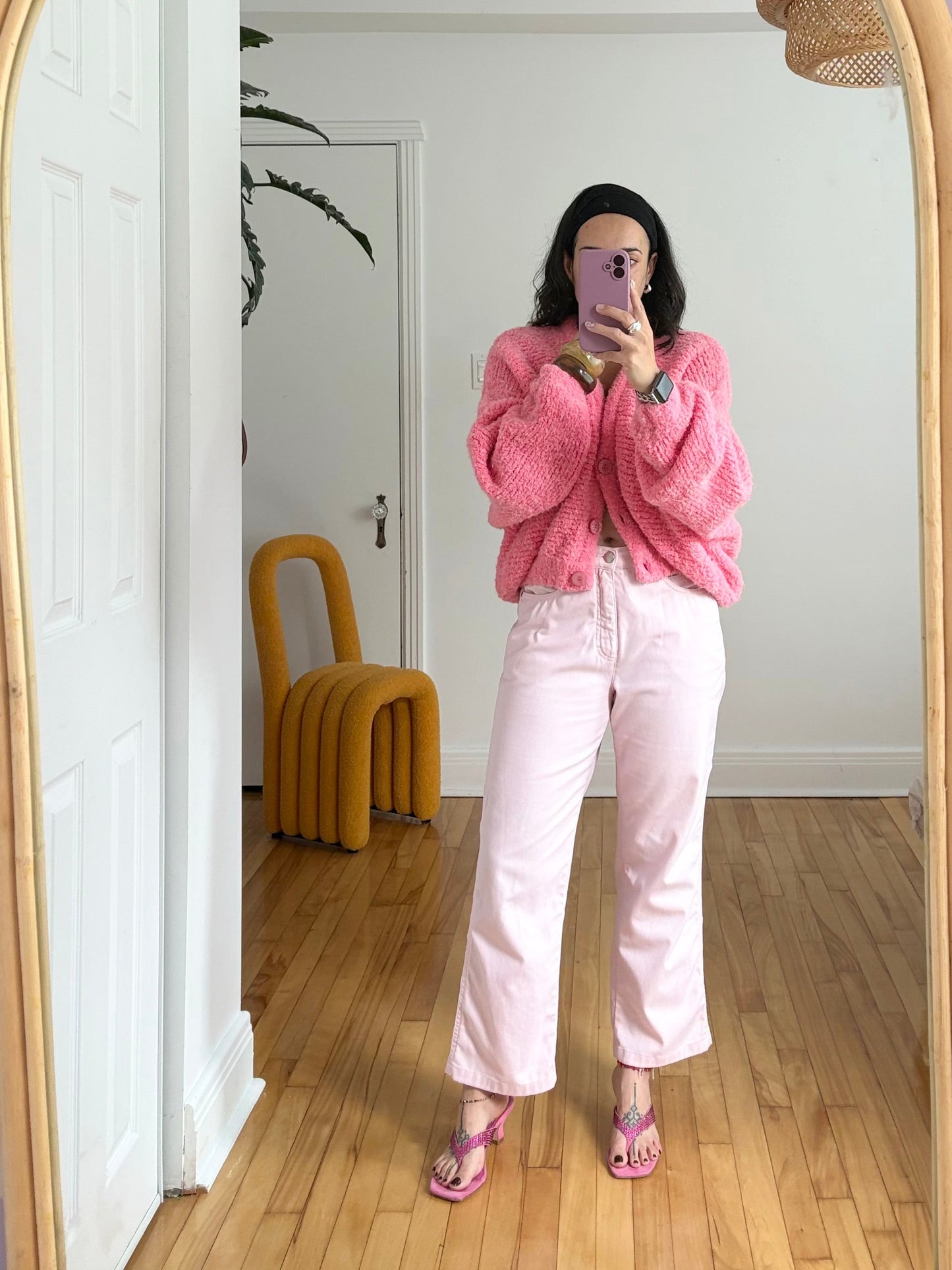 Pantalon chino rose court Y2K Escada sport T36/38