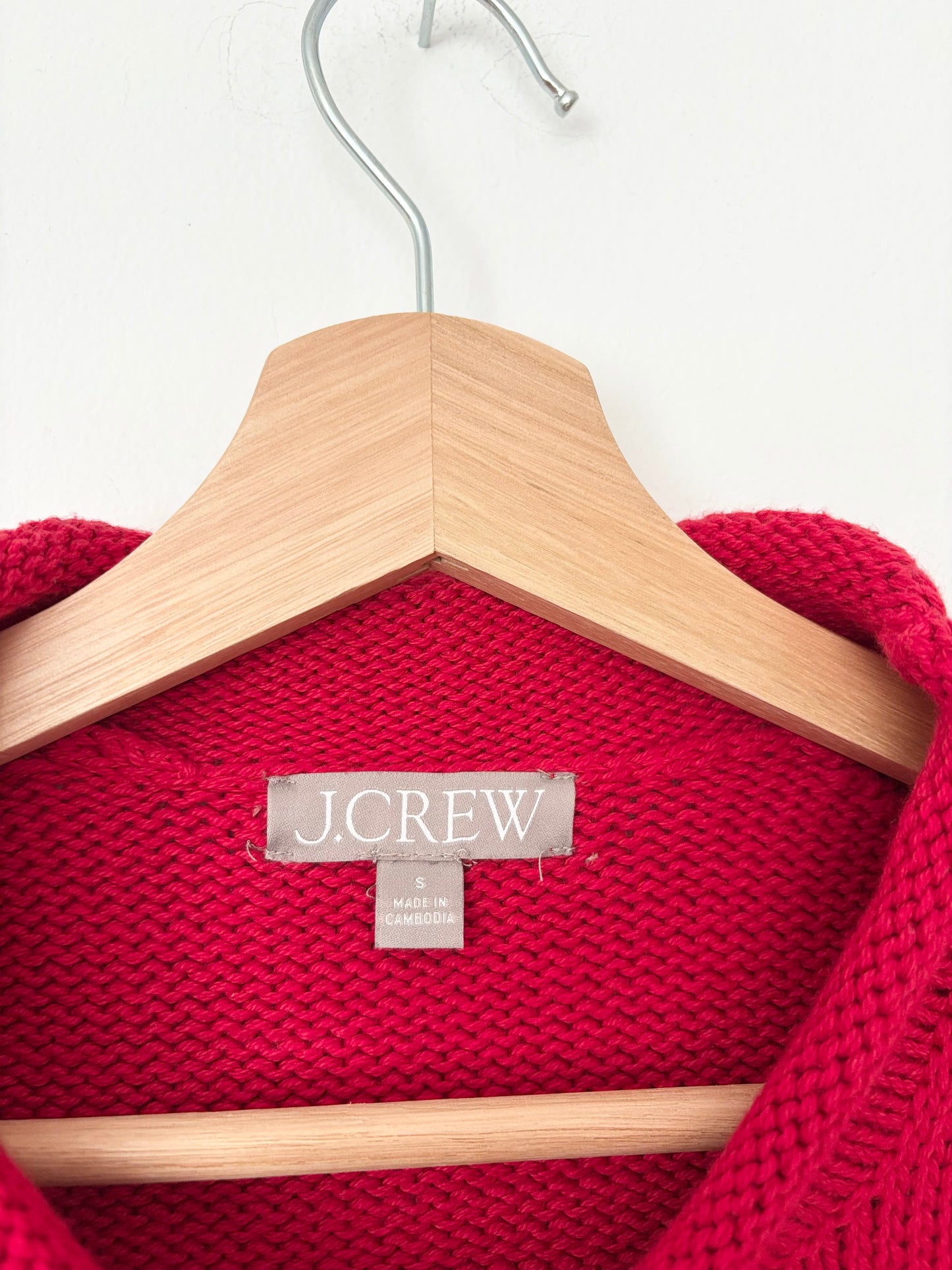 J.crew Heritage cotton rollneck sweater Small