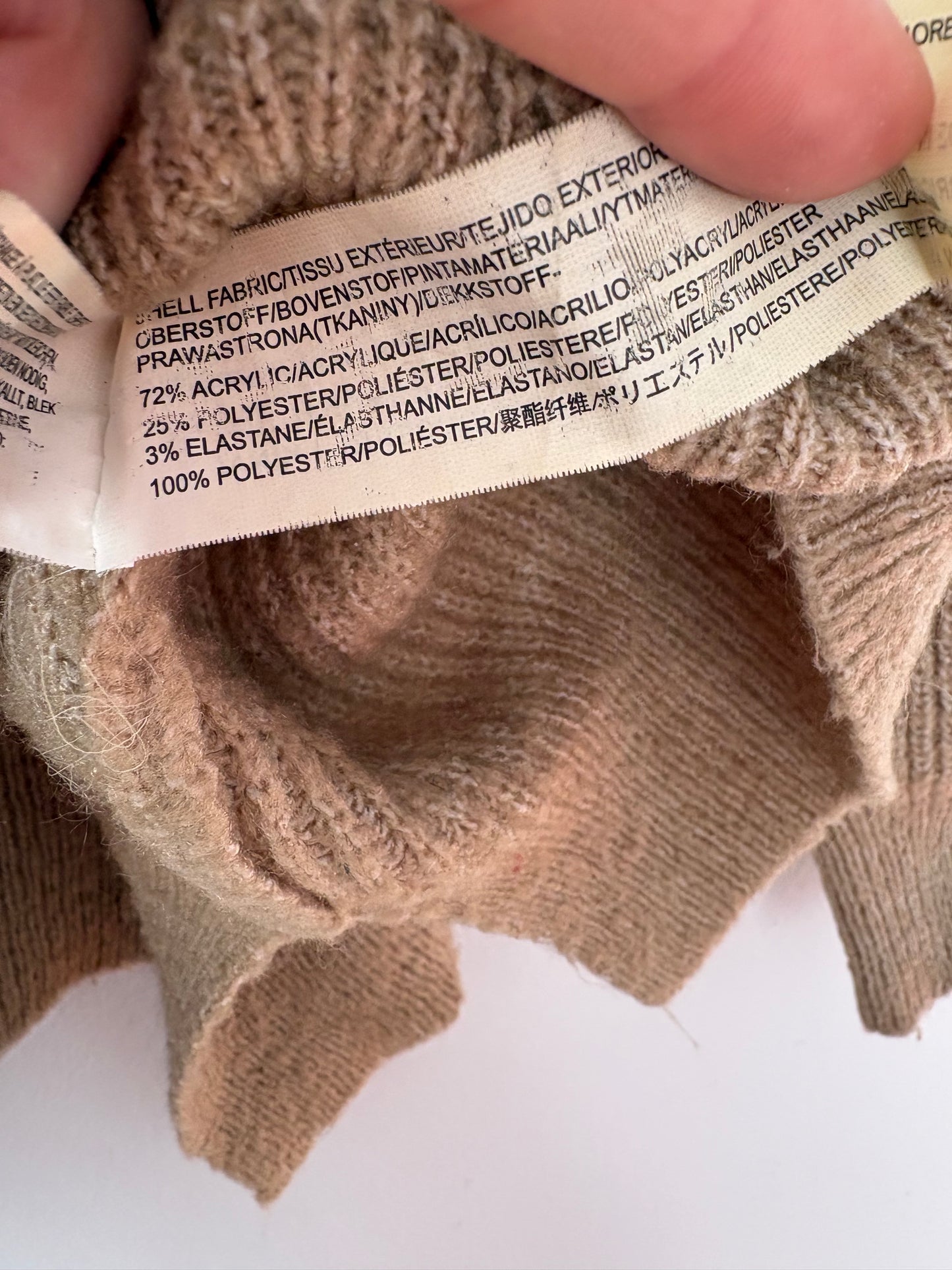 Pull en maille henley Moon River, taille moyenne