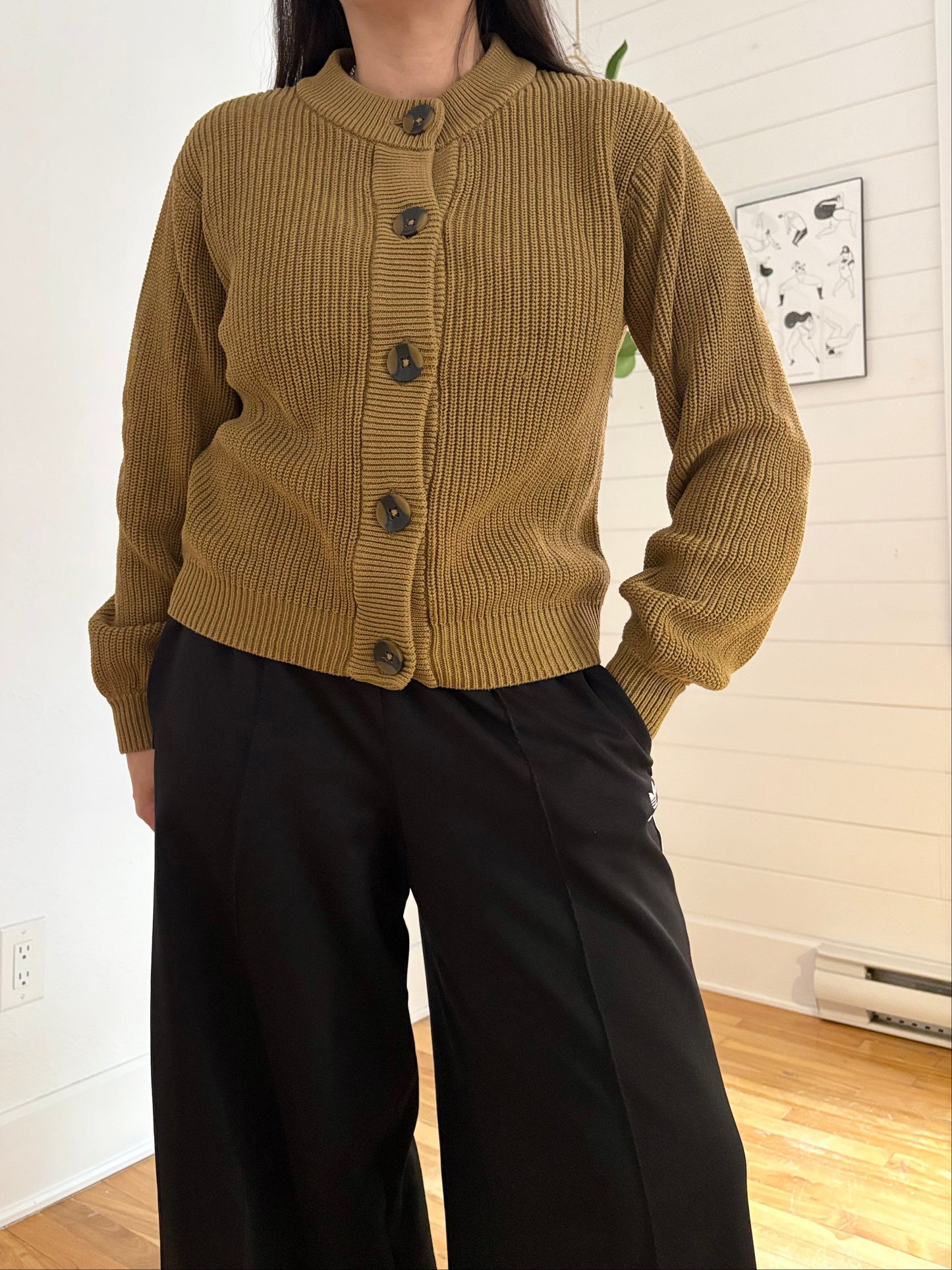 Minimum Affie organic cotton cardigan M/L