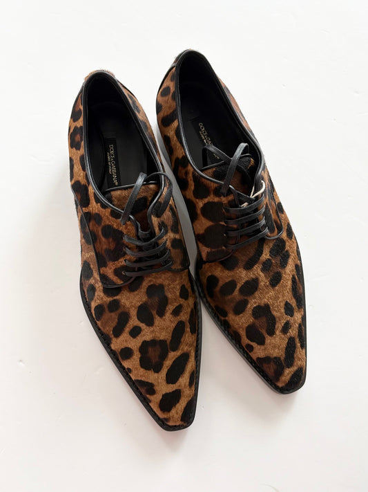 Dolce & Gabbana derby lace up loafers US6