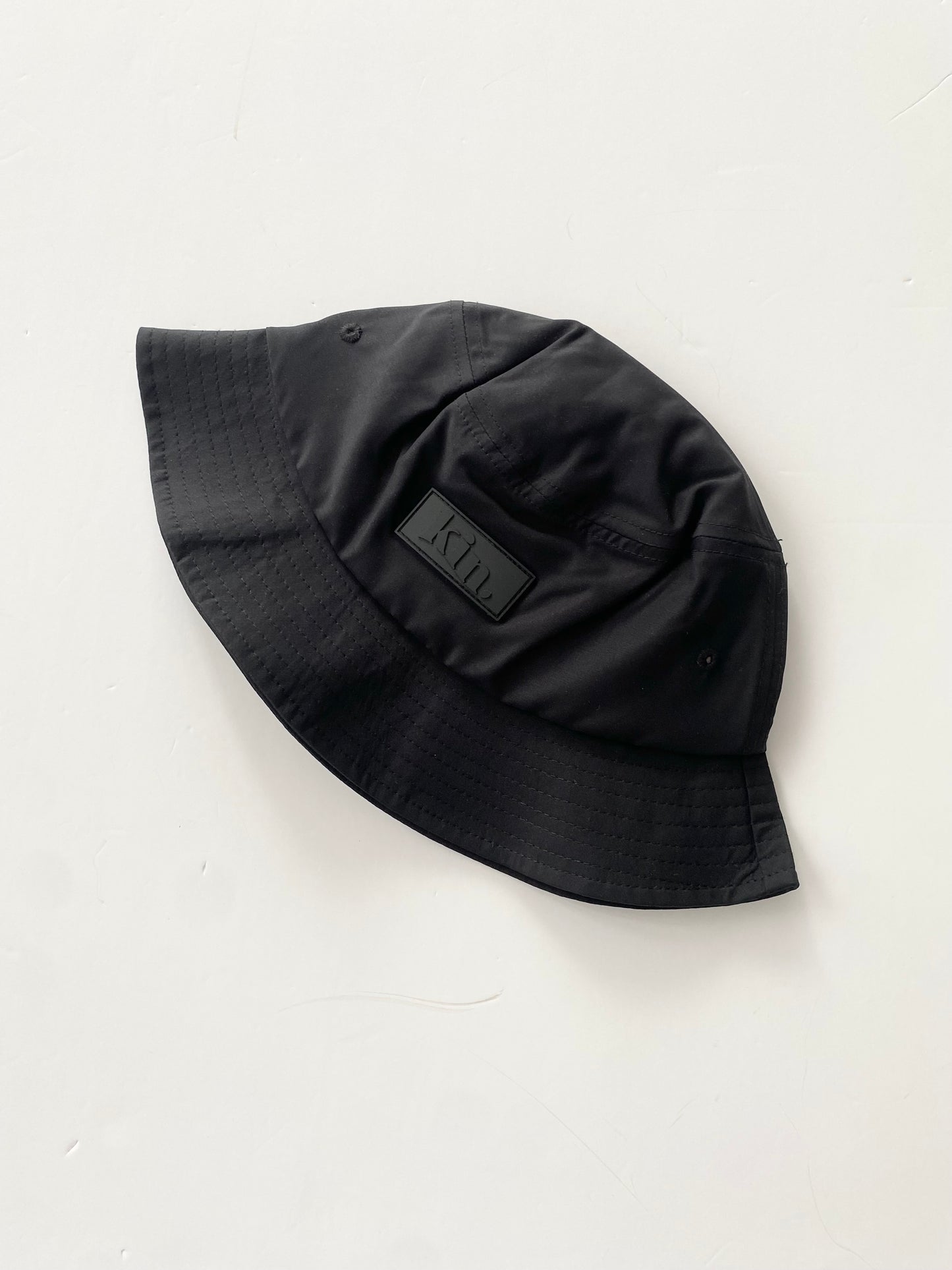 KIN black waterproof bucket hat Large