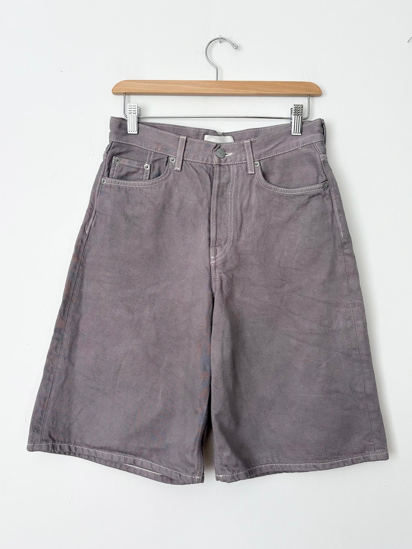 Short en jean COS longueur genou mauve W25/26