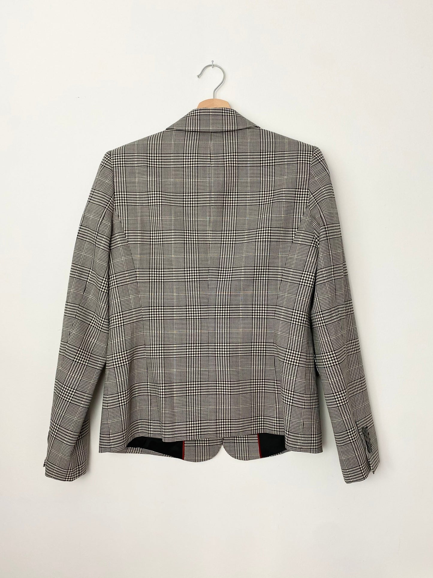 Lafayette 148 houndstooth wool blazer Small