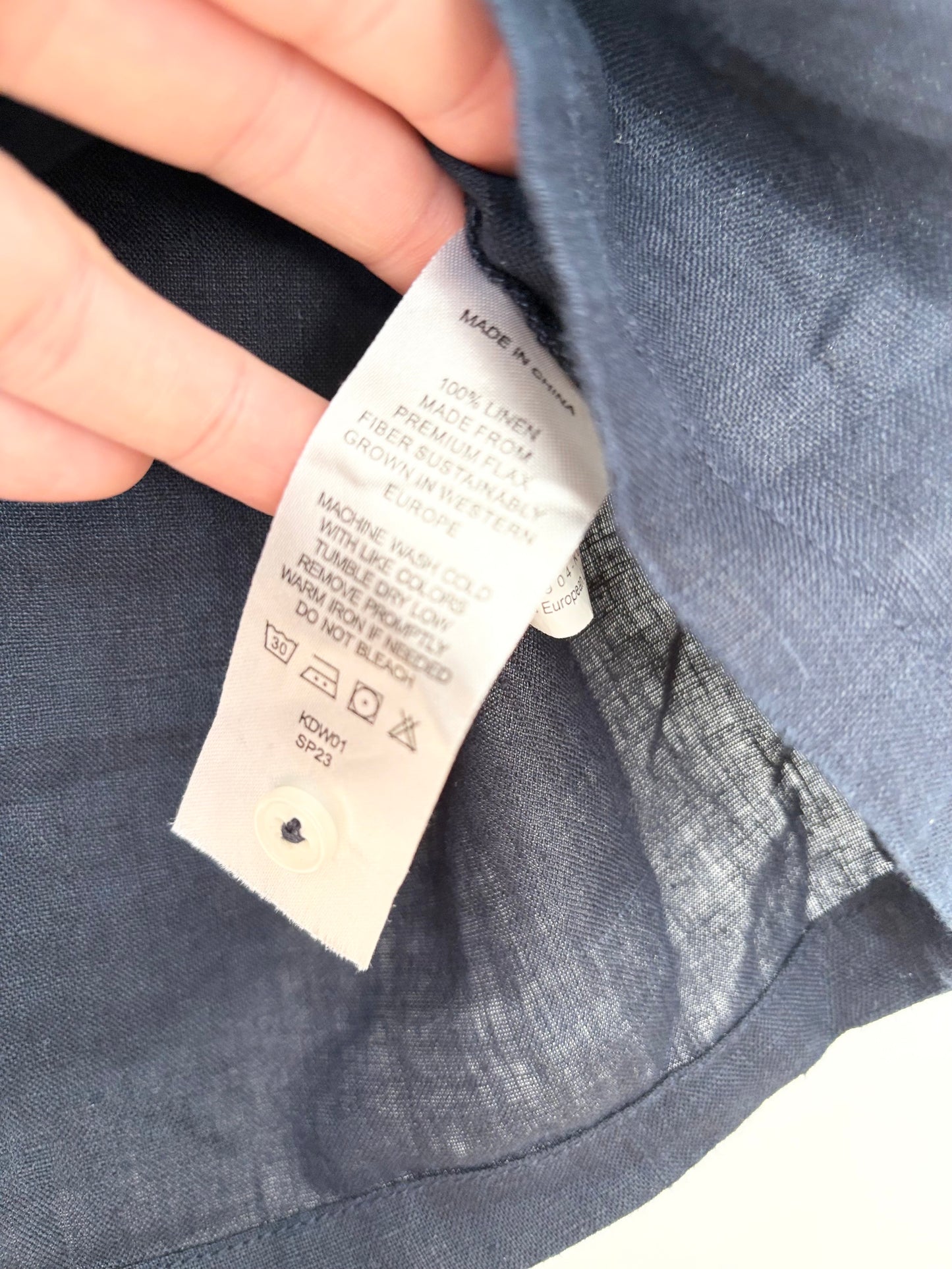 Quince European linen tank Small