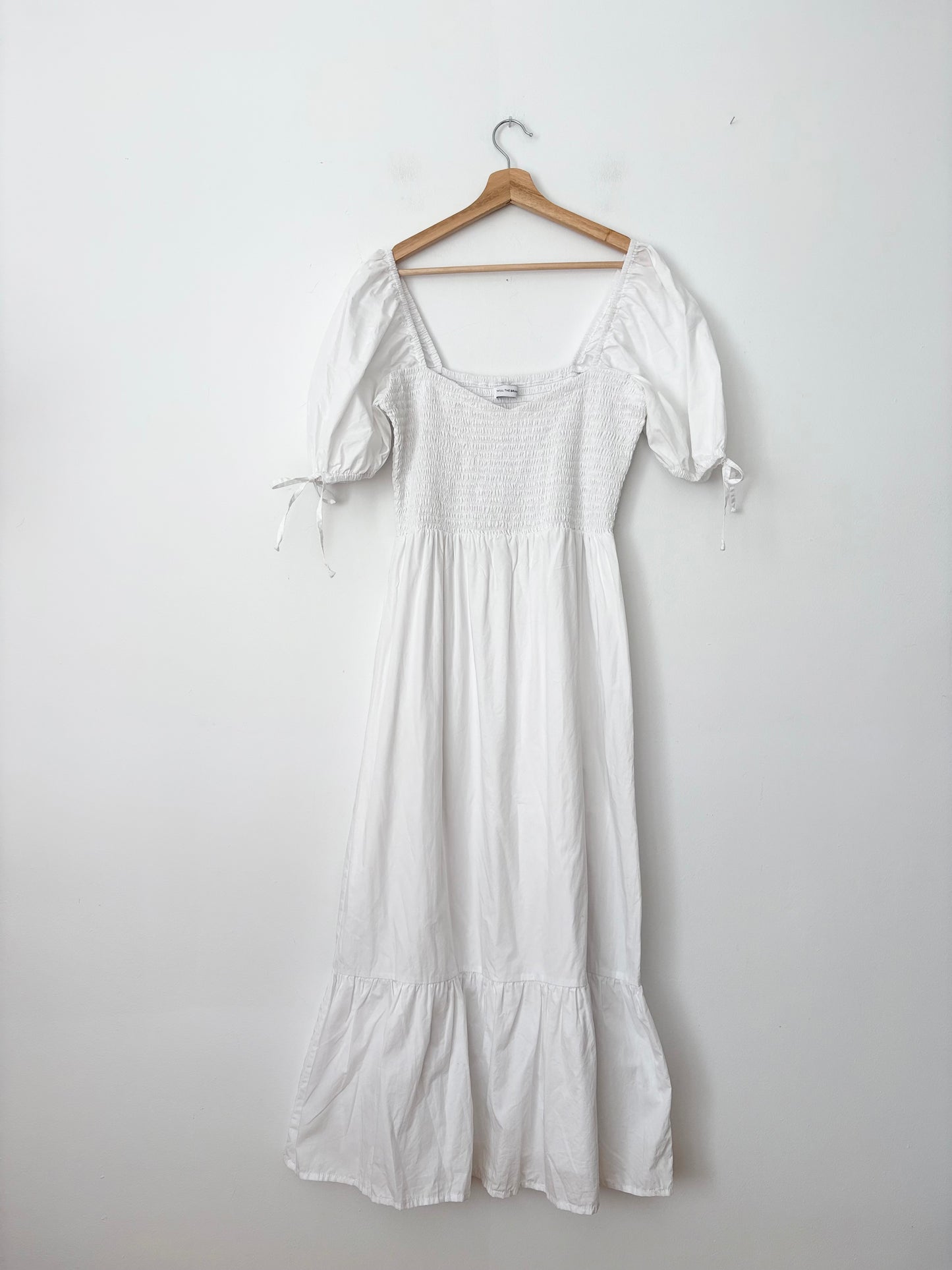 Faithfull The Brand Robe mi-longue smockée Lithana Grande