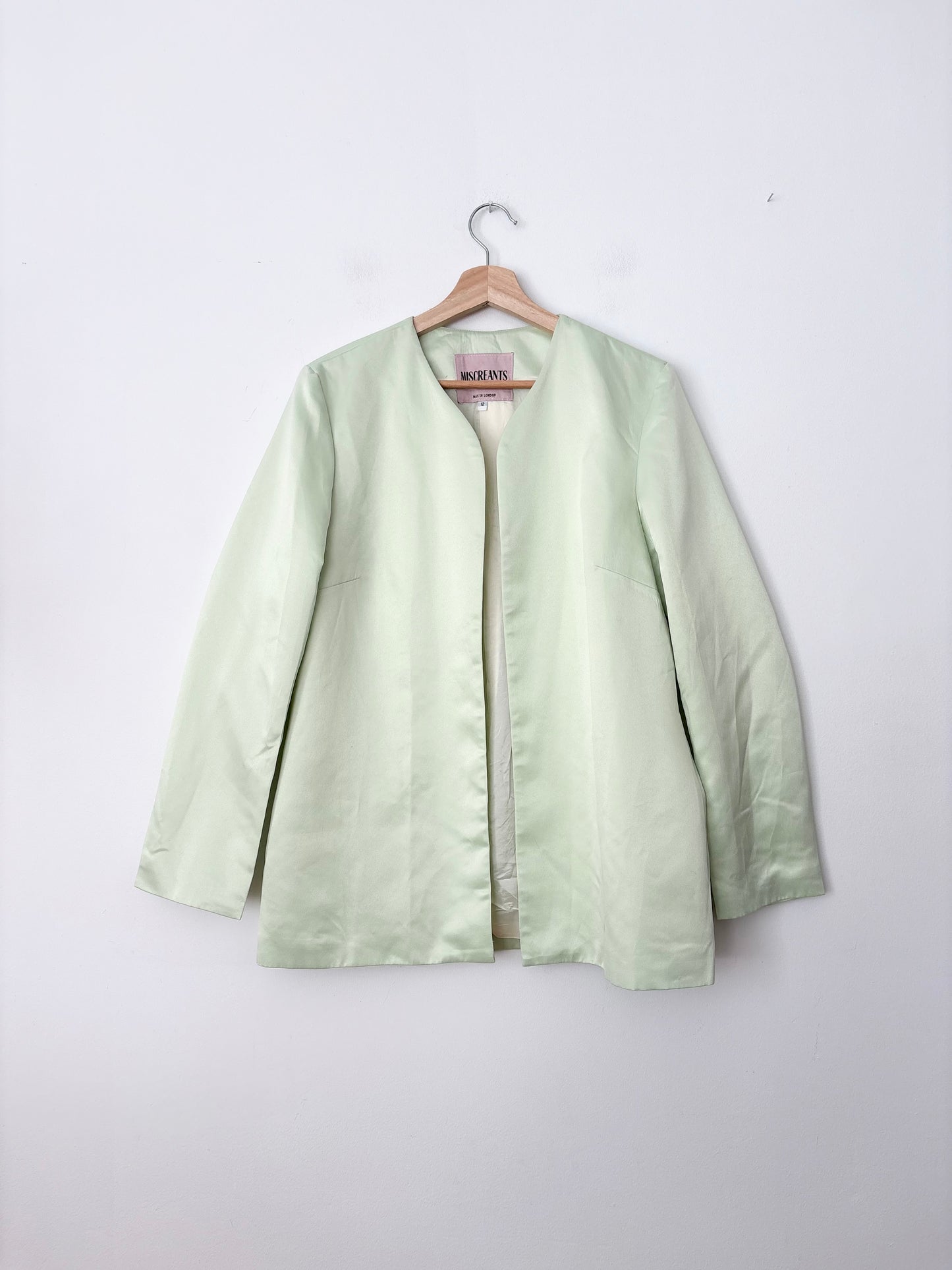 Blazer structuré en satin Miscreants, taille L