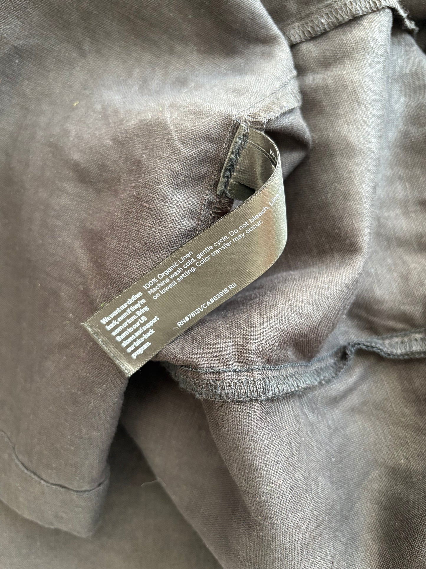 Blazer long en lin biologique Eileen Fisher, taille M