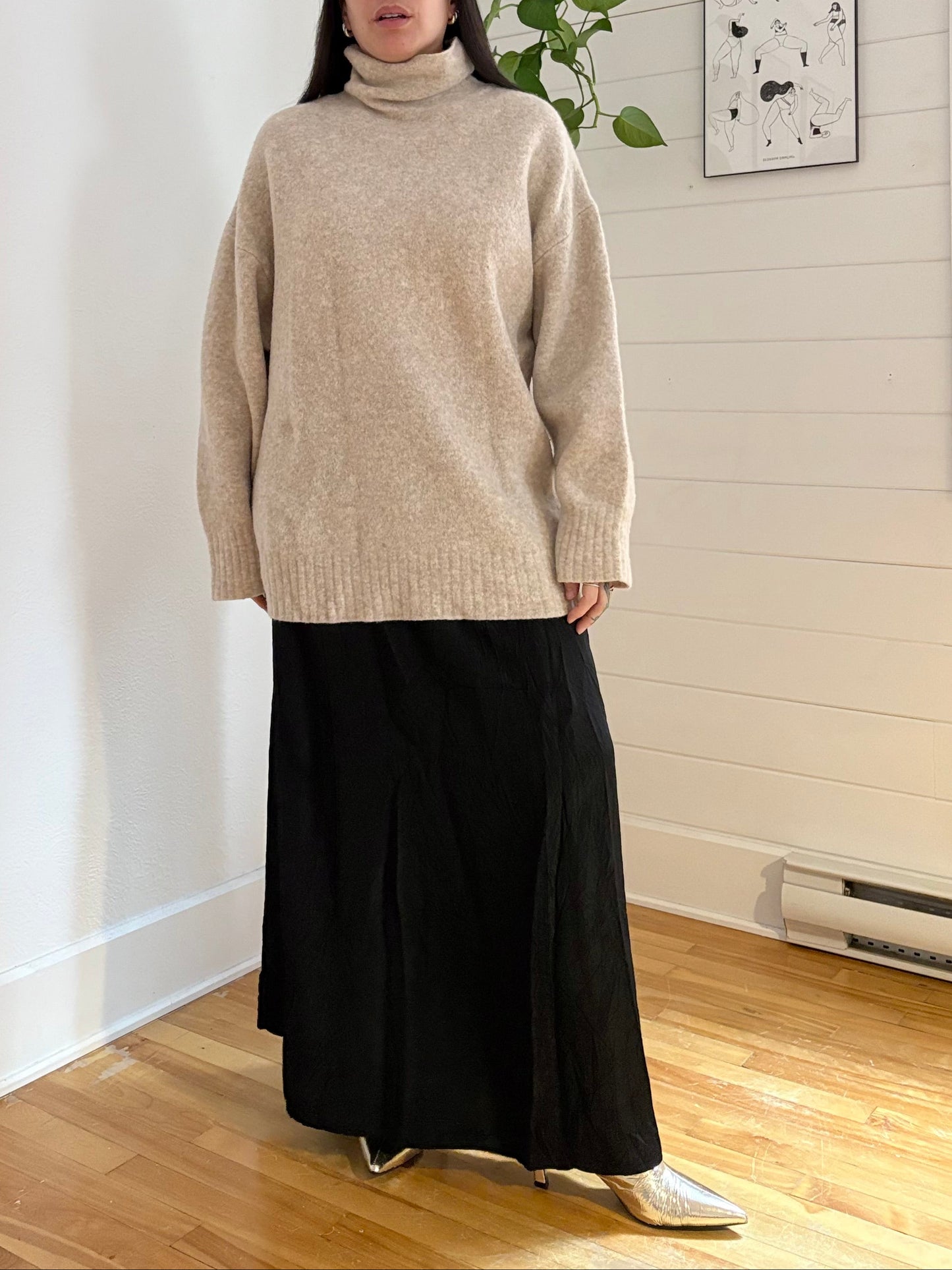 Zara wool oversized sweater XS/S