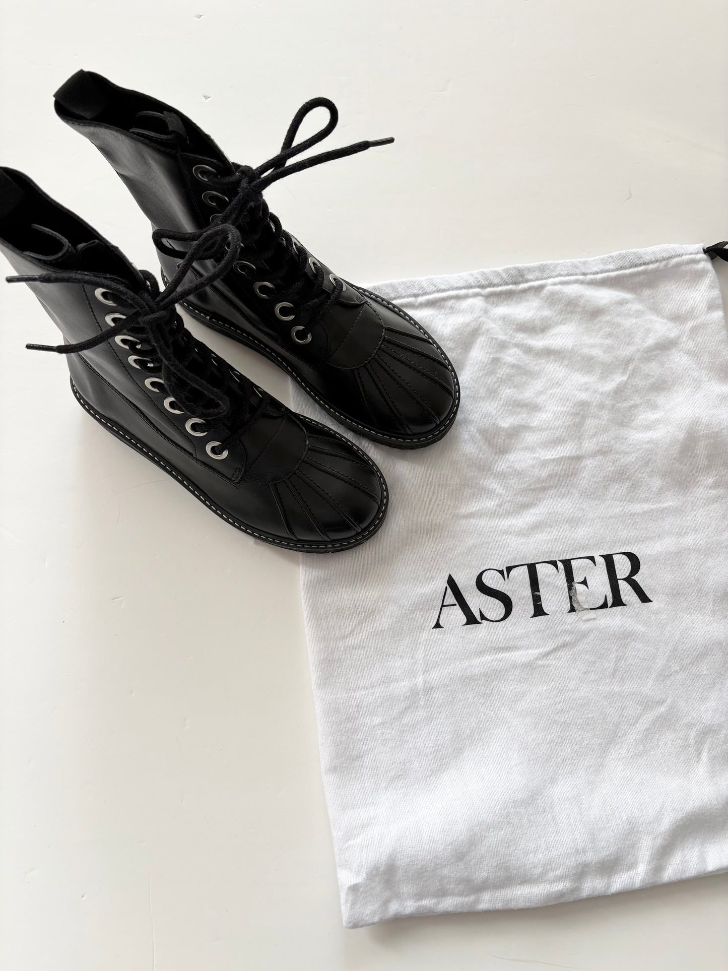 Bottes de combat noires Aster, taille US5