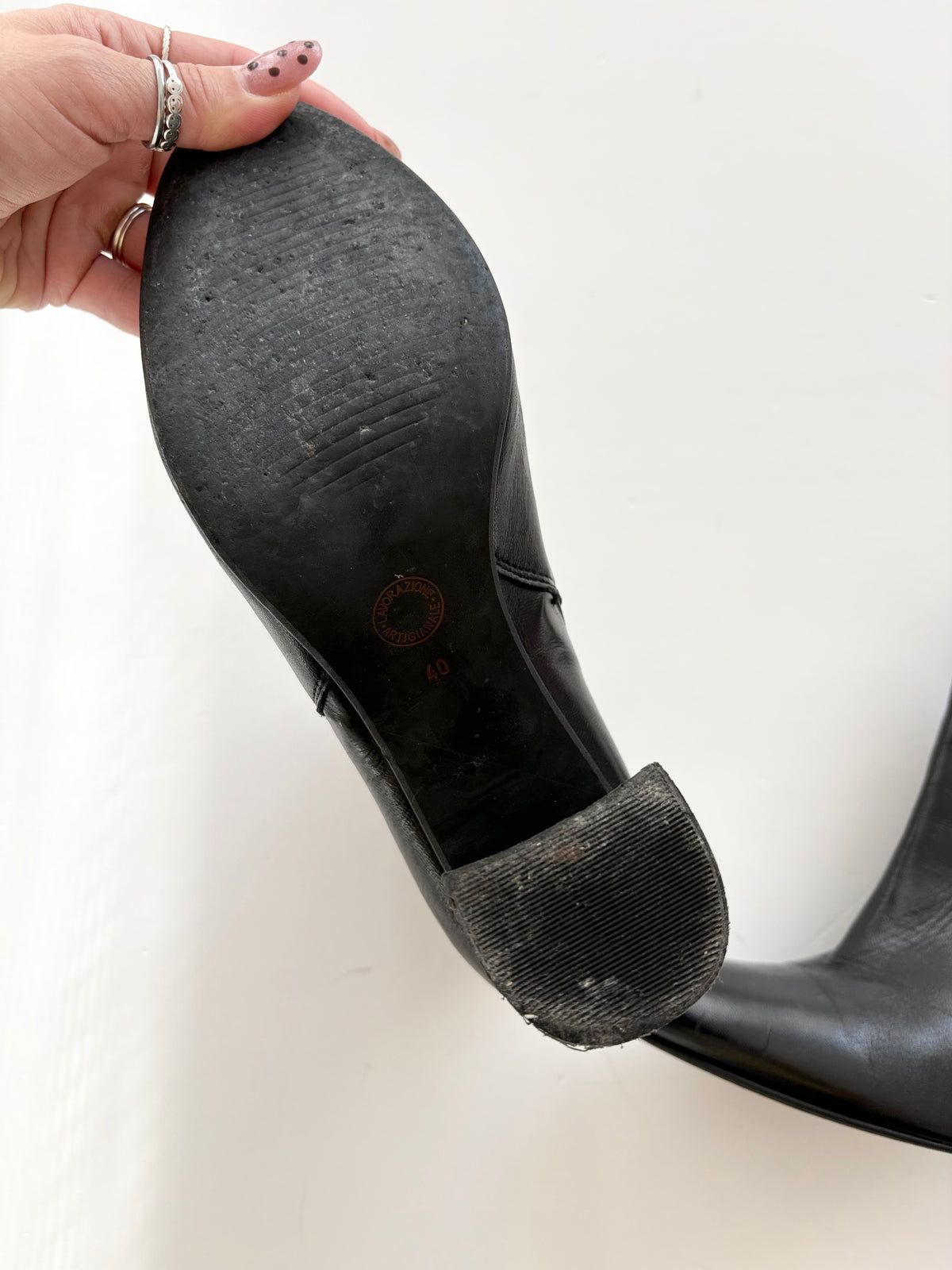Lavorazione Artigiana leather ankle boots US9
