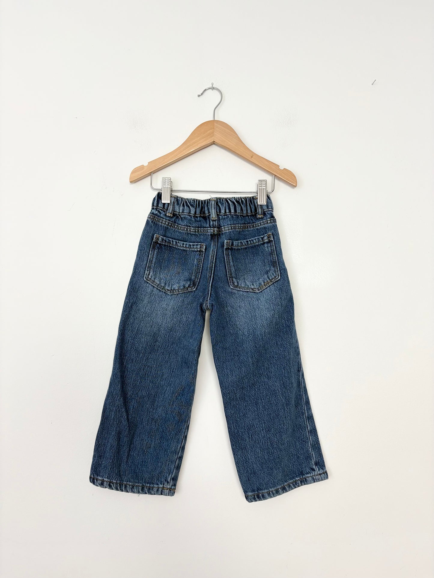 Zara wide leg jeans 4Y