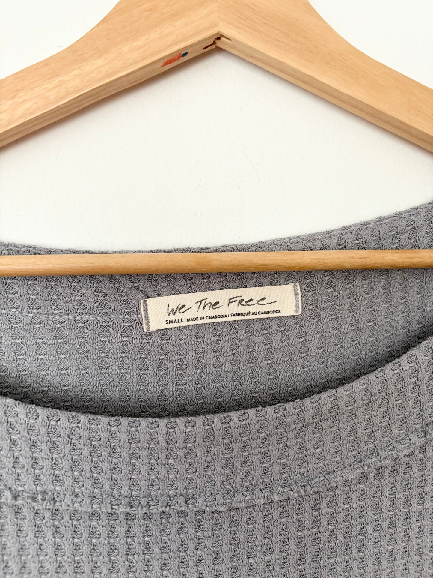 Free People north shore thermal knit top S-L