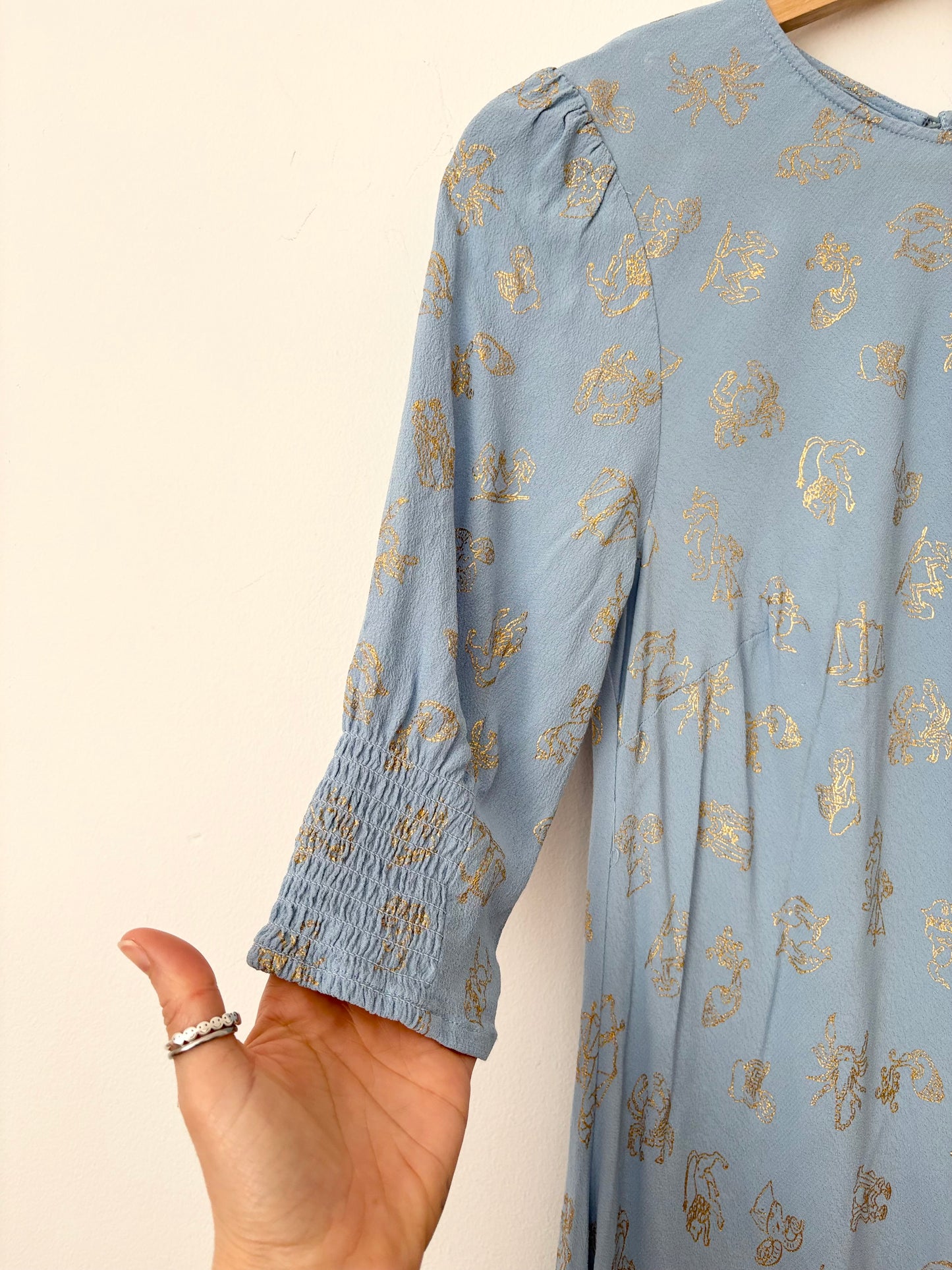 RIXO Jess midi dress in zodiac XS