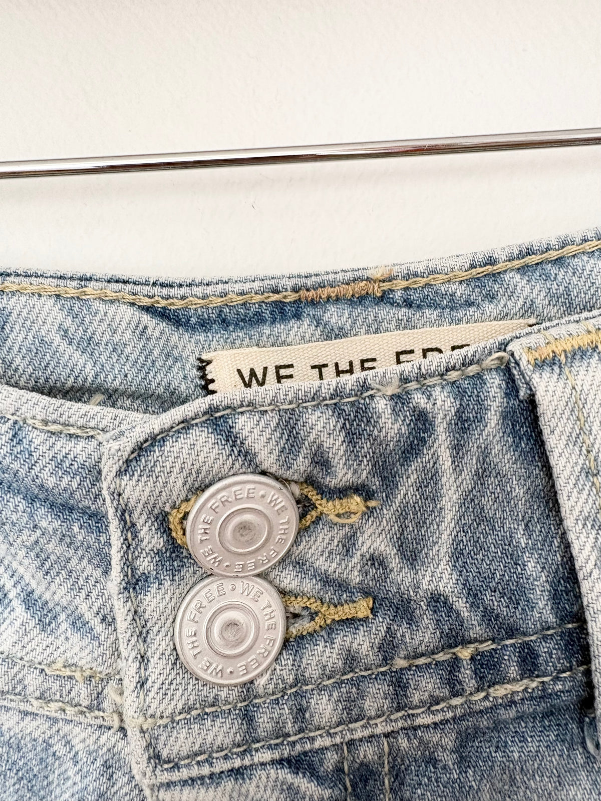 Jupe en jean Wonderland Free People, taille 26