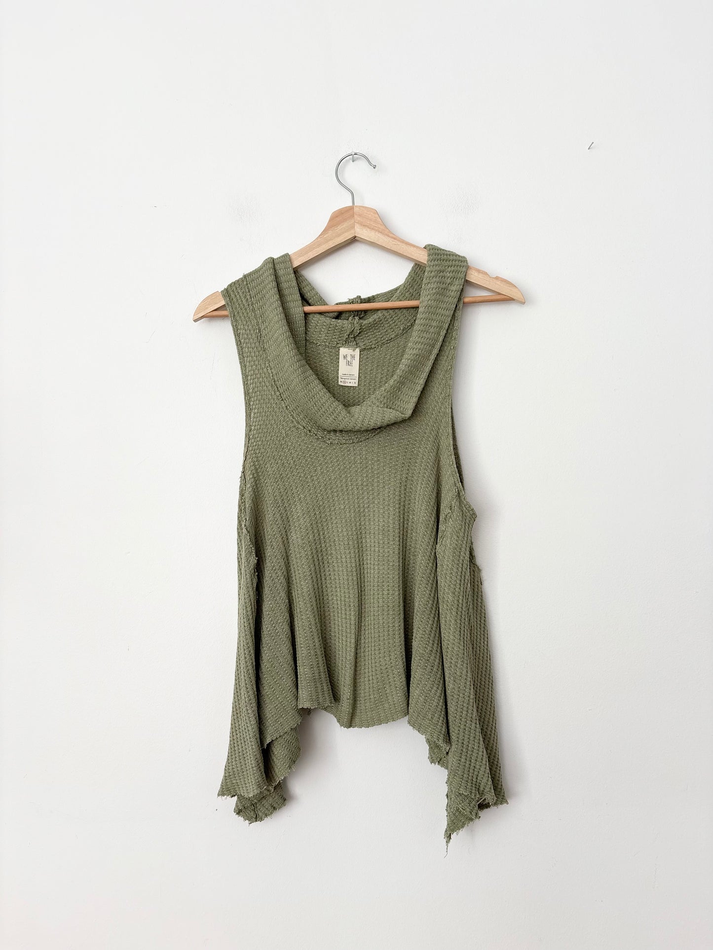Free People swing it cowl neck tank top XS/S