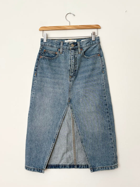 Denim Forum 90s Halle denim skirt W24