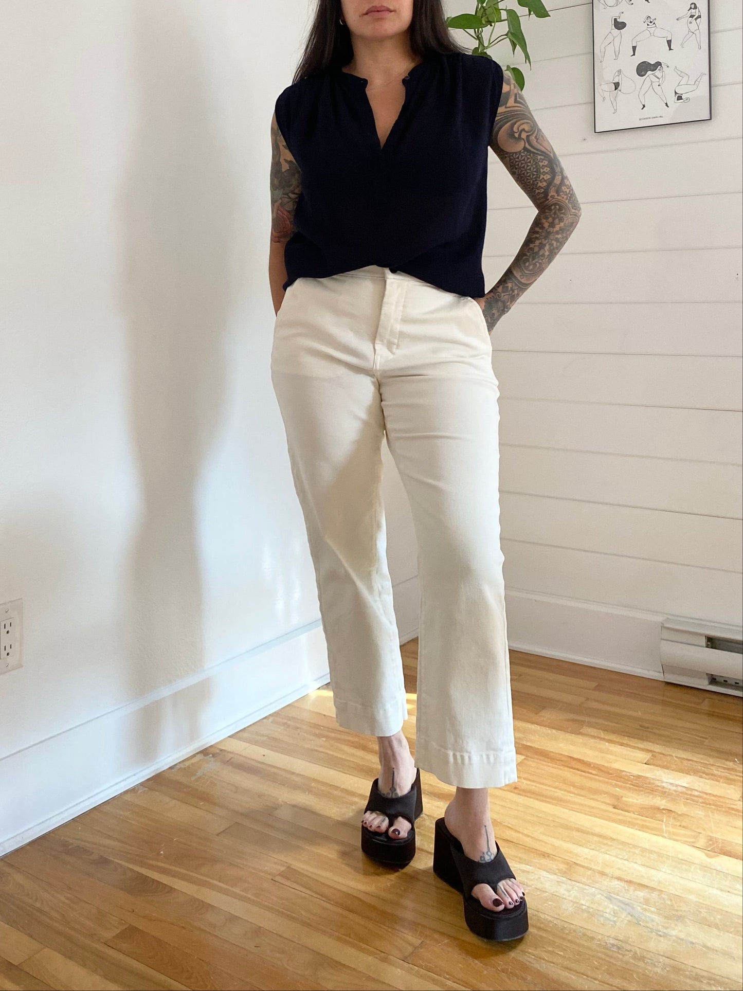 Everlane the organic straight leg pants W29