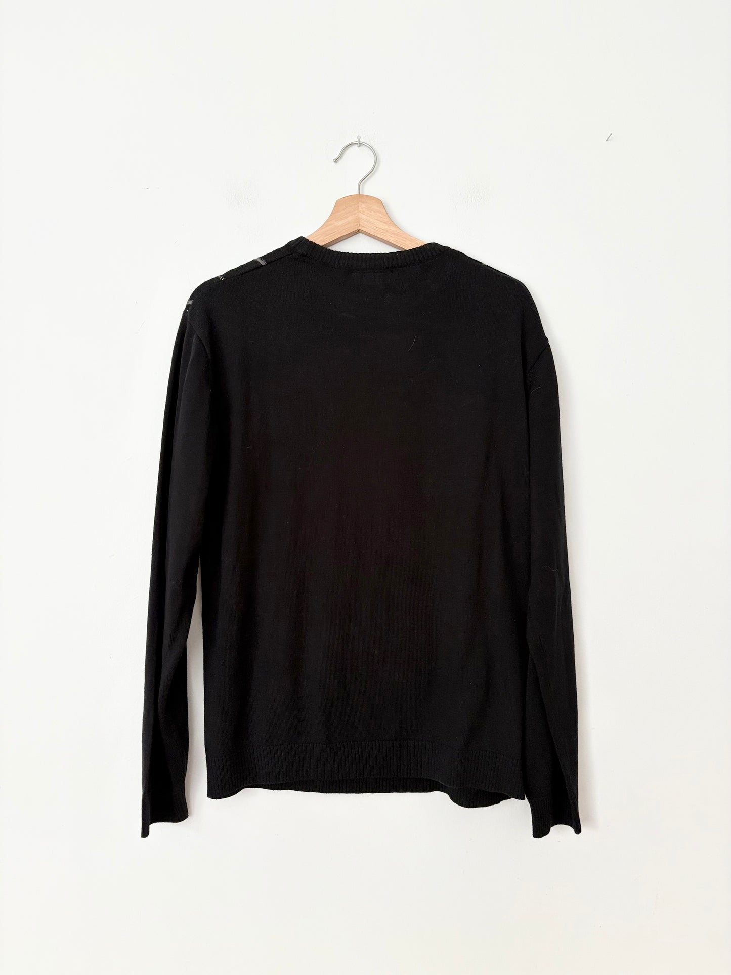 Vintage Pronto Uomo cable knit sweater M/L