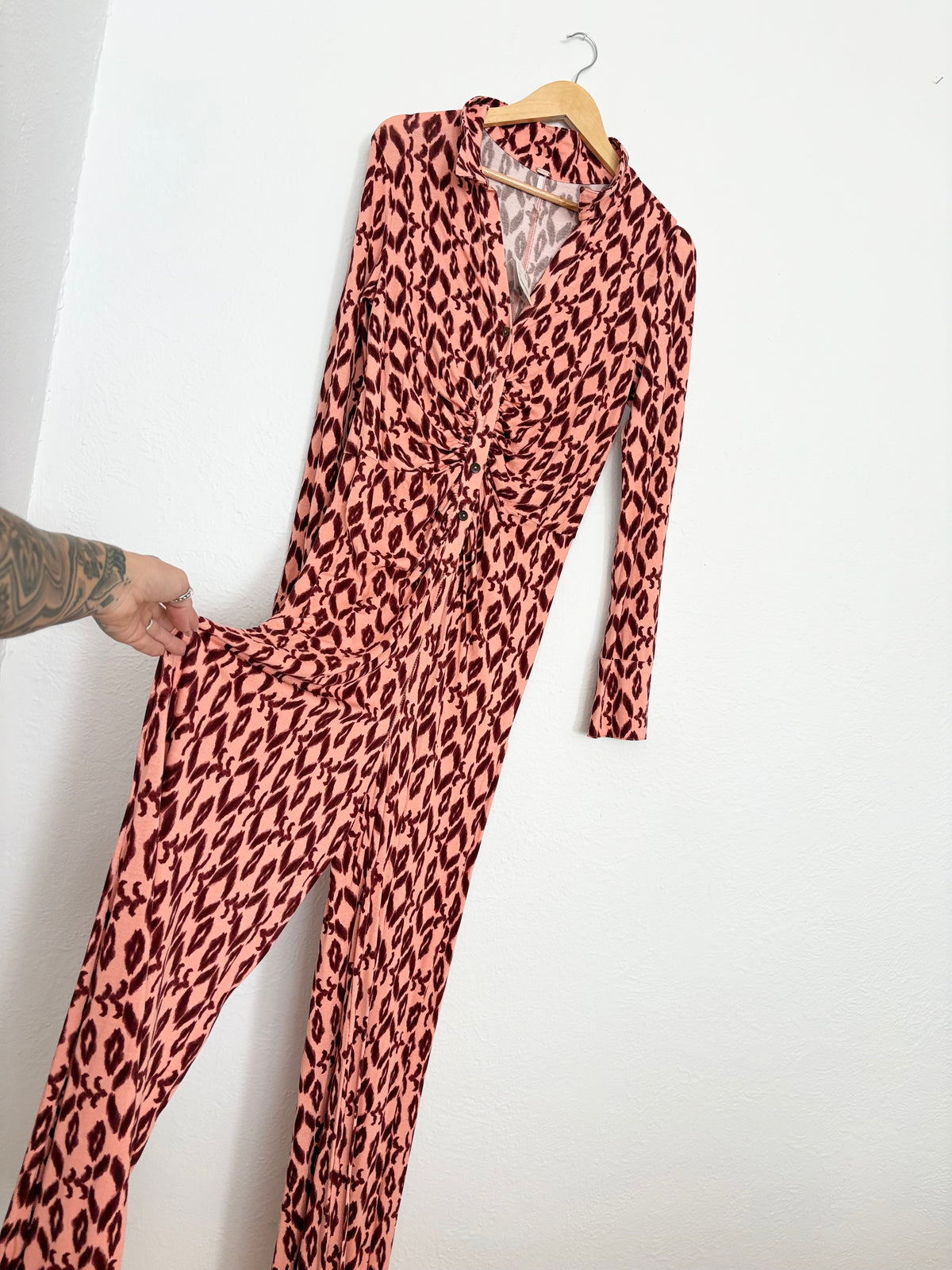 Free People Shayla wide leg jumpsuit Medium