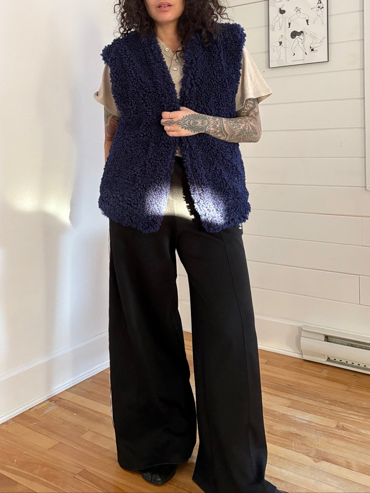 Gilet réversible en sherpa Weworewhat, taille M