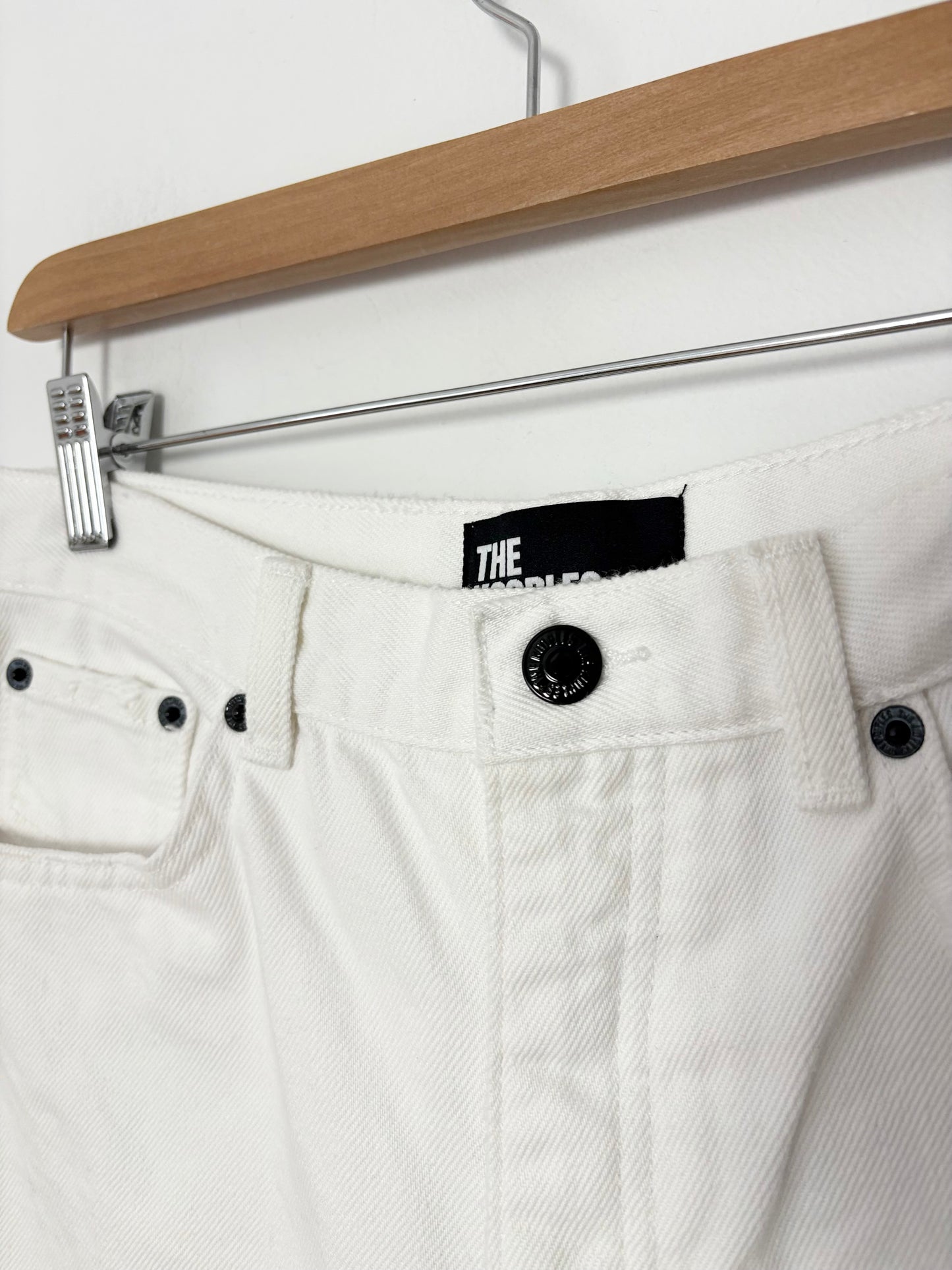 The kooples white straight cut jeans W27
