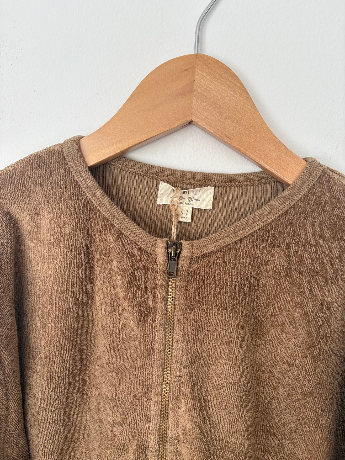 The simple folk terry bomber jacket 6/7Y