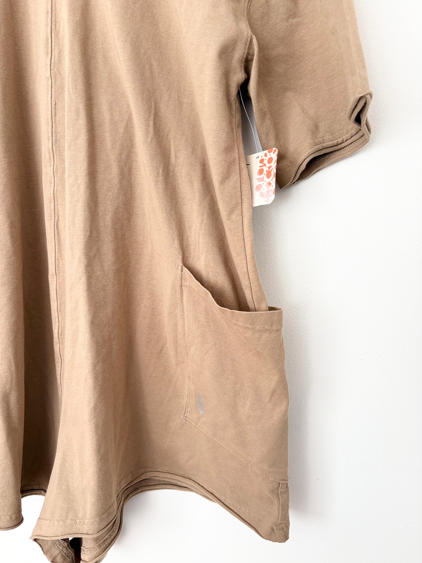 Combinaison-short Free People Hot Shot couleur moka *Plusieurs tailles*