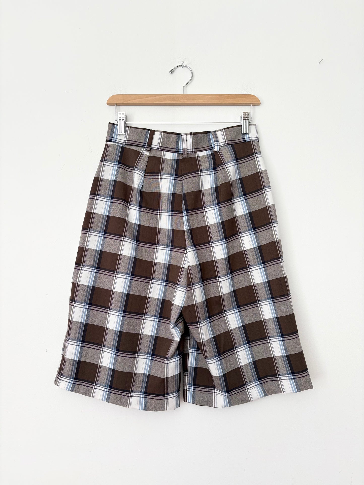 Jorts longs à carreaux Urban Renewal Petite taille