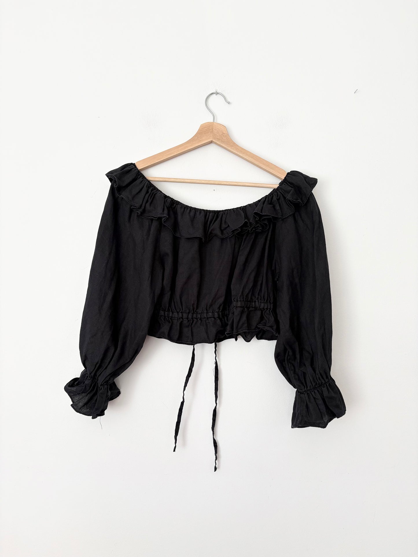 DISSH Mia linen off shoulder top M/L