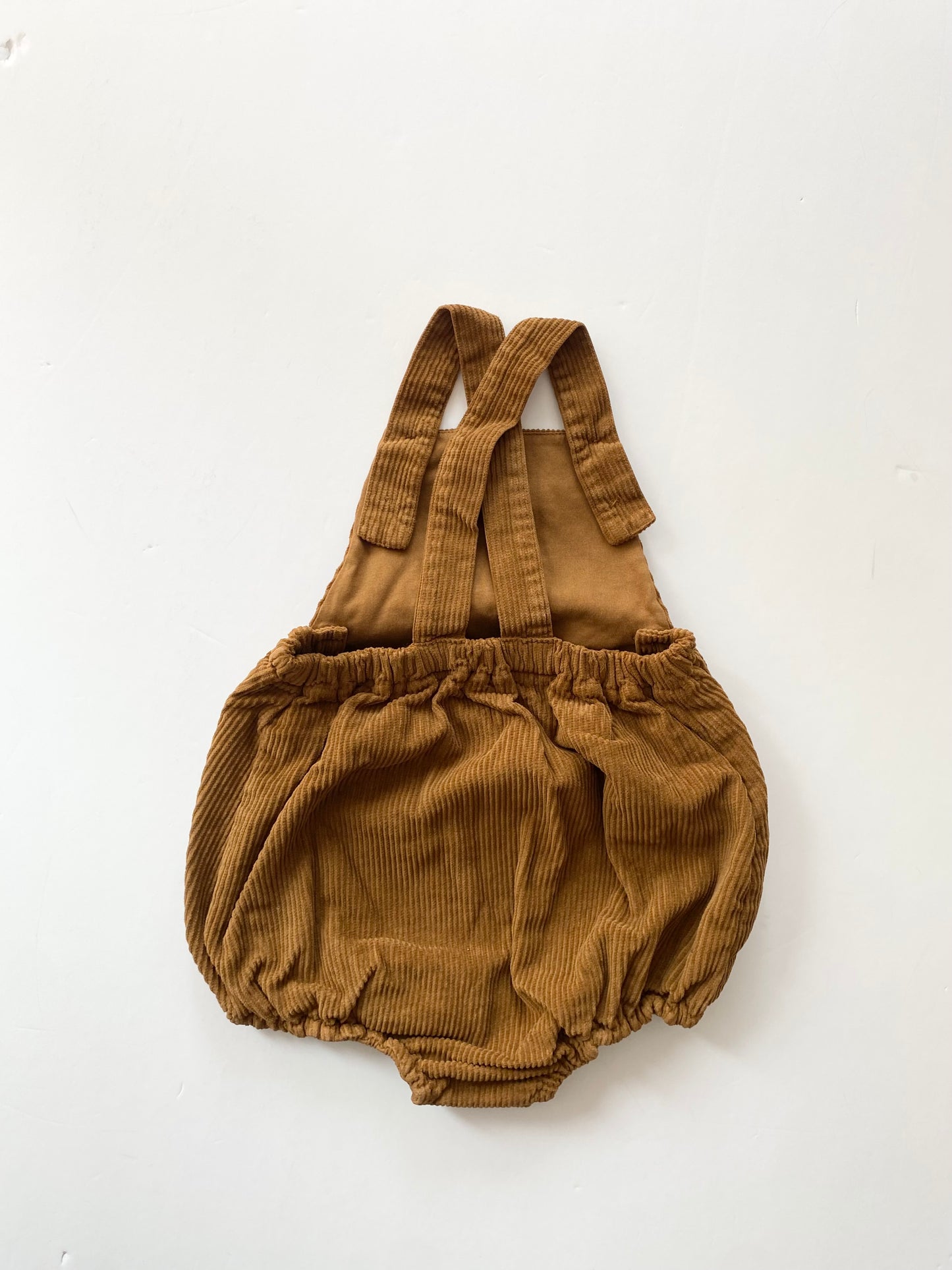The simple folk the overall romper in rust *Multiple sizes*