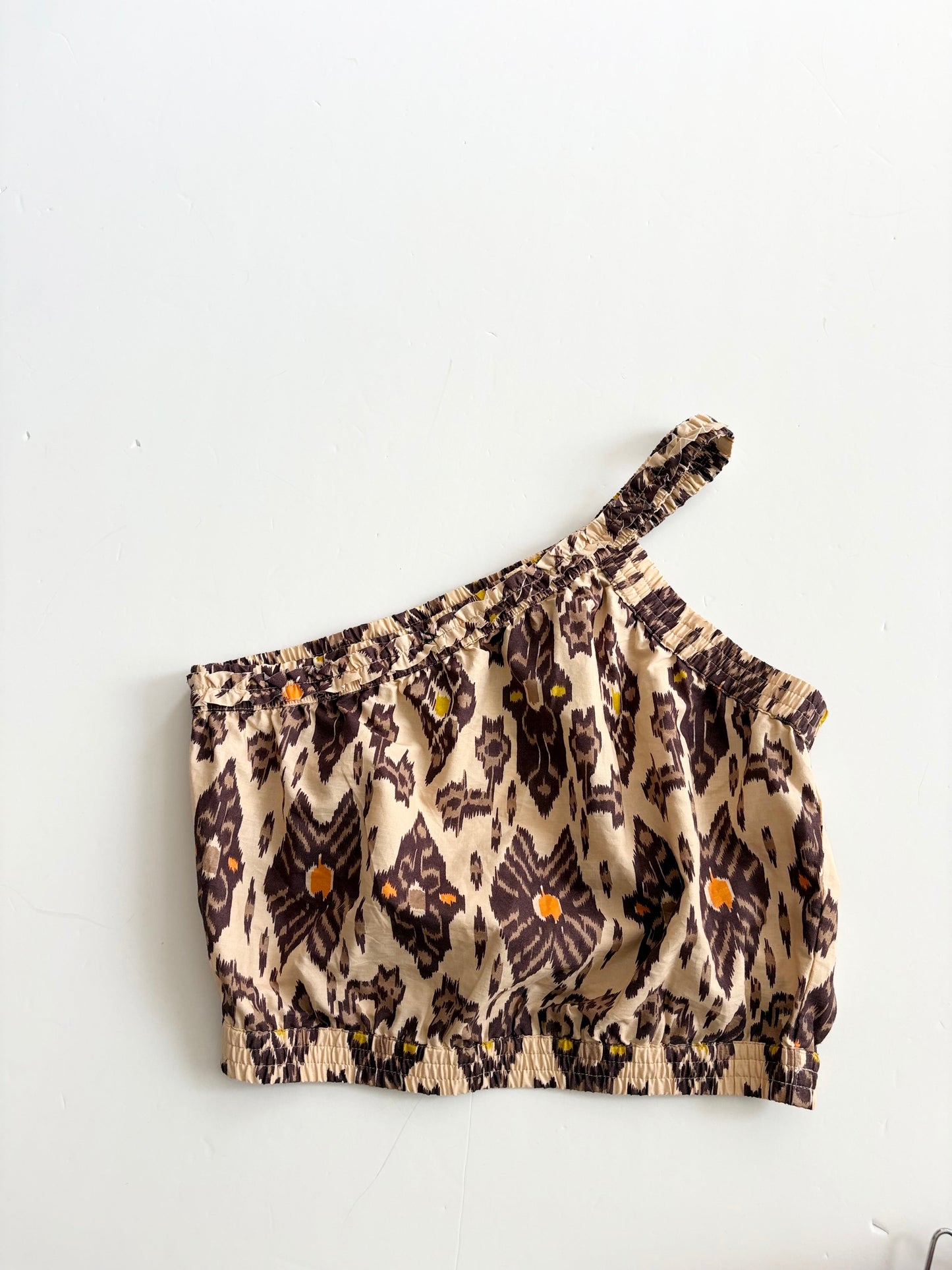 Bailey 44 printed one shoulder top S/M