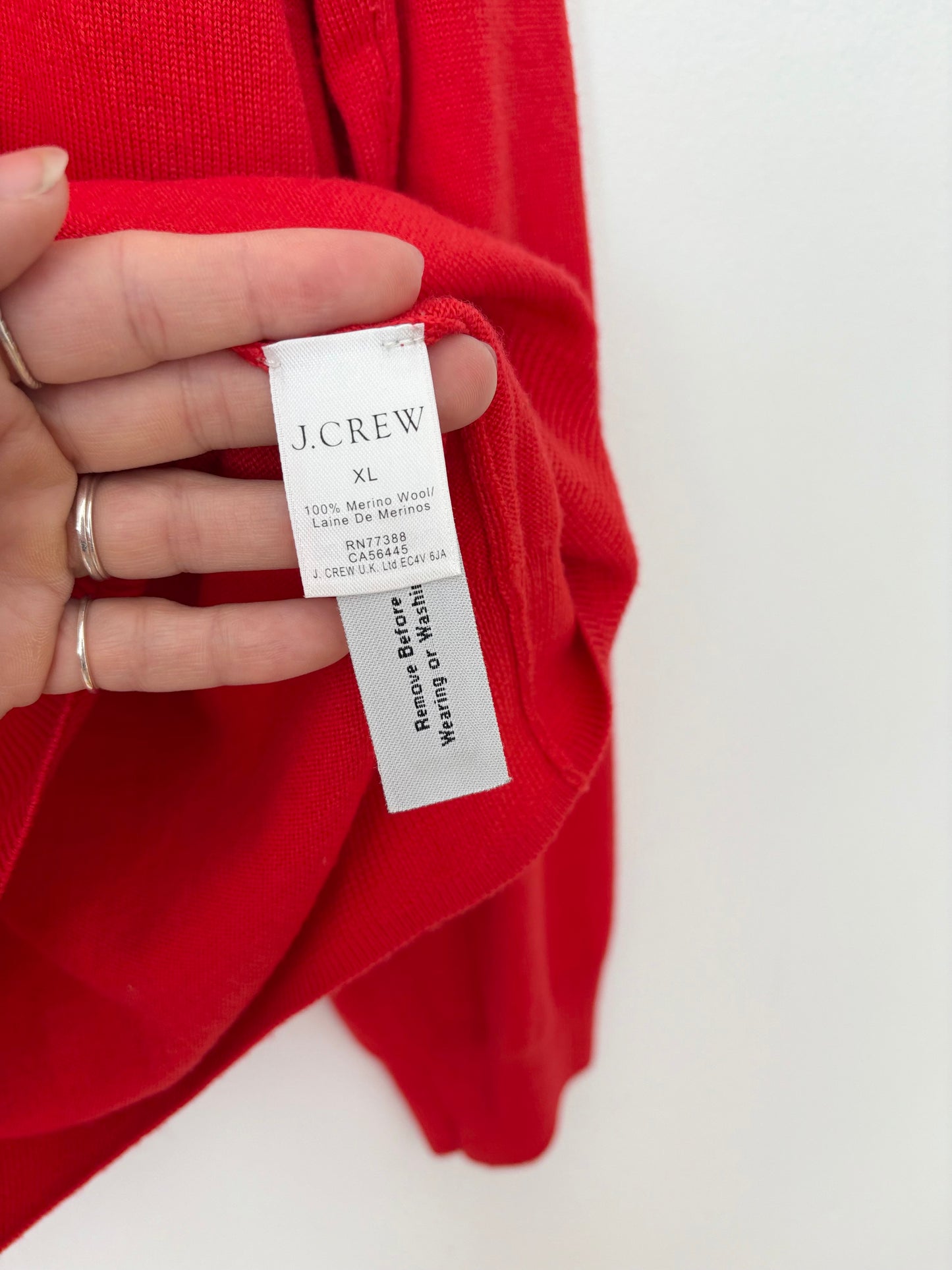 J.crew merino wool pullover XL