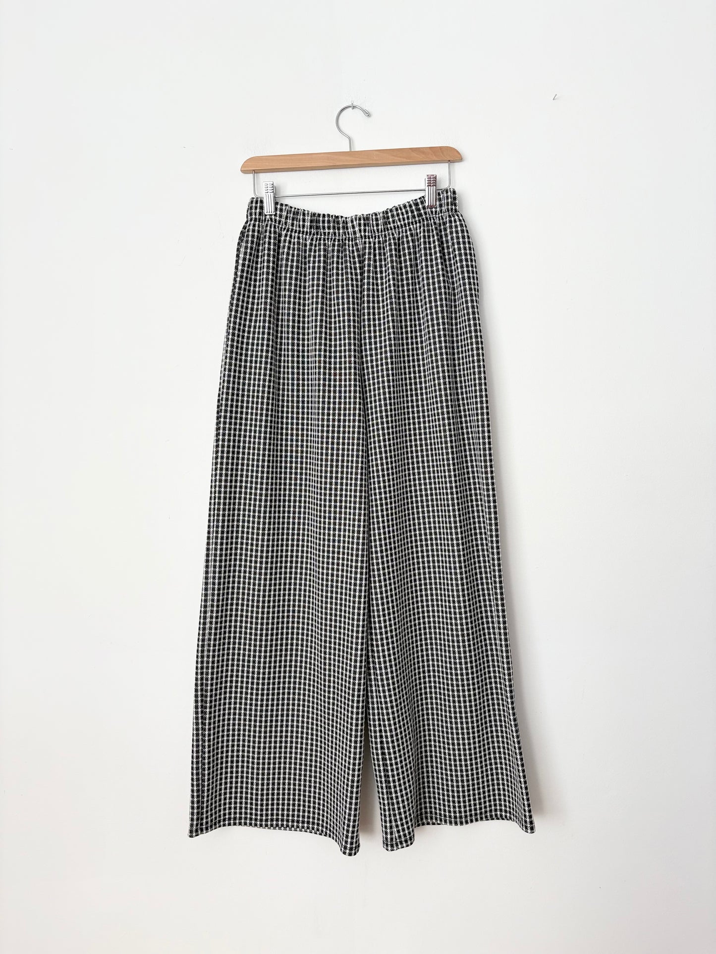 Pantalon à carreaux à jambes larges Urban Renewal Taille