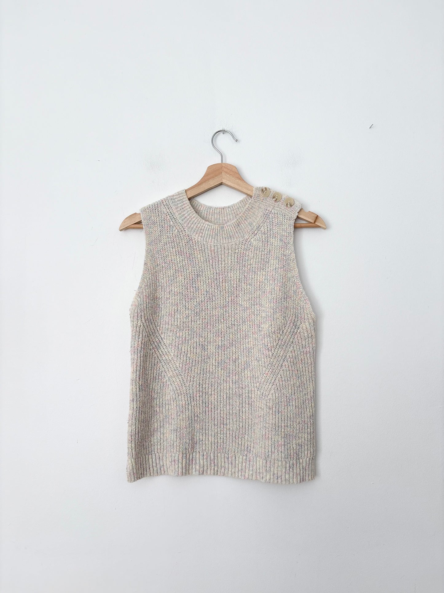 Gilet en maille arc-en-ciel Michael Stars, taille XS/S