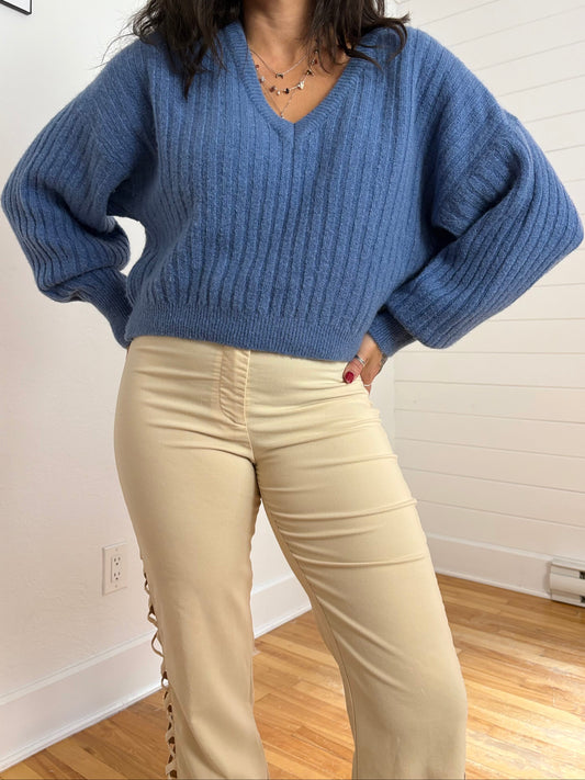 Pull en maille mélangée mohair FRNCH Paris la petite maille M/L