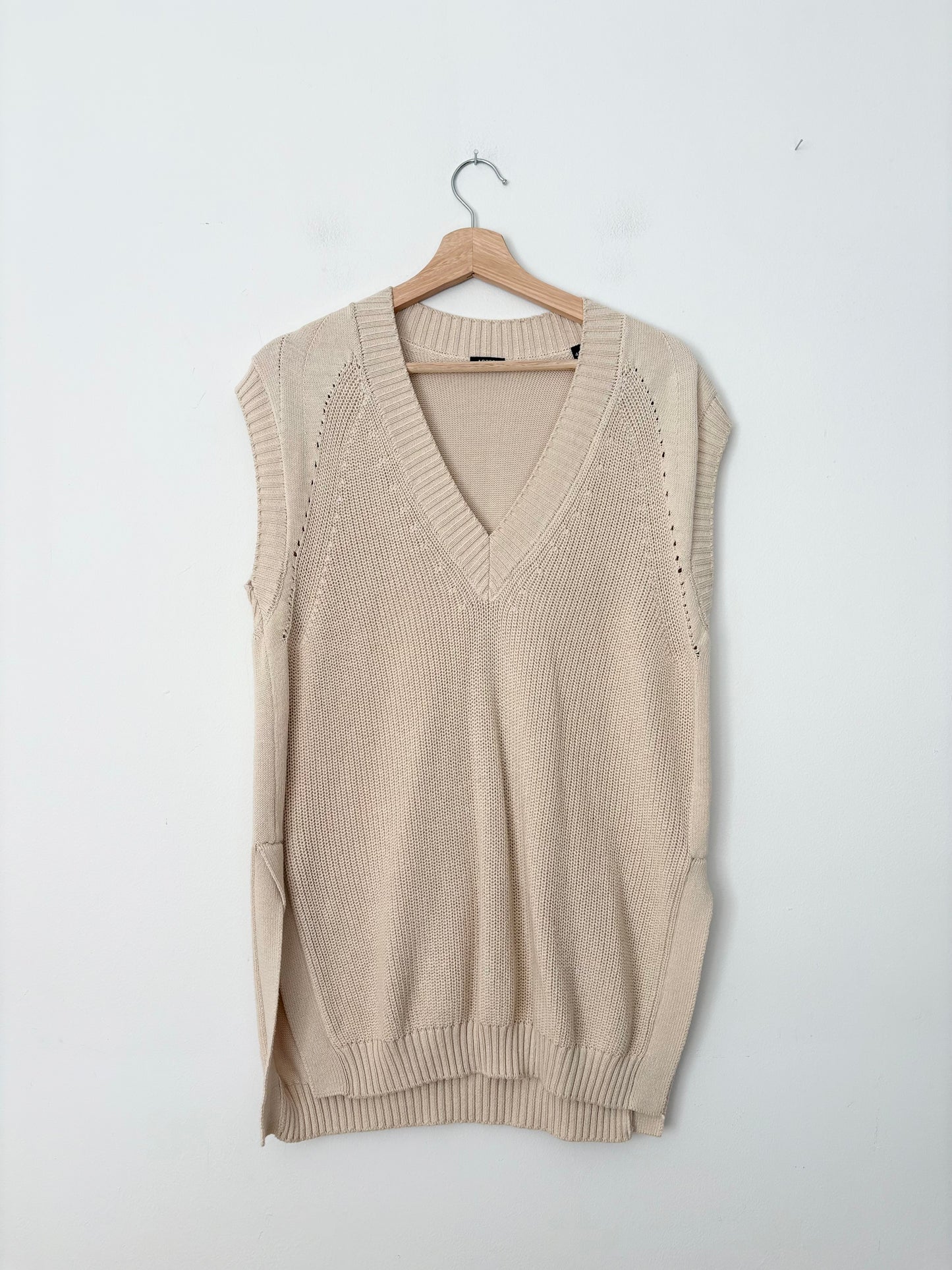 Aspesi cotton sleeveless sweater vest M/L