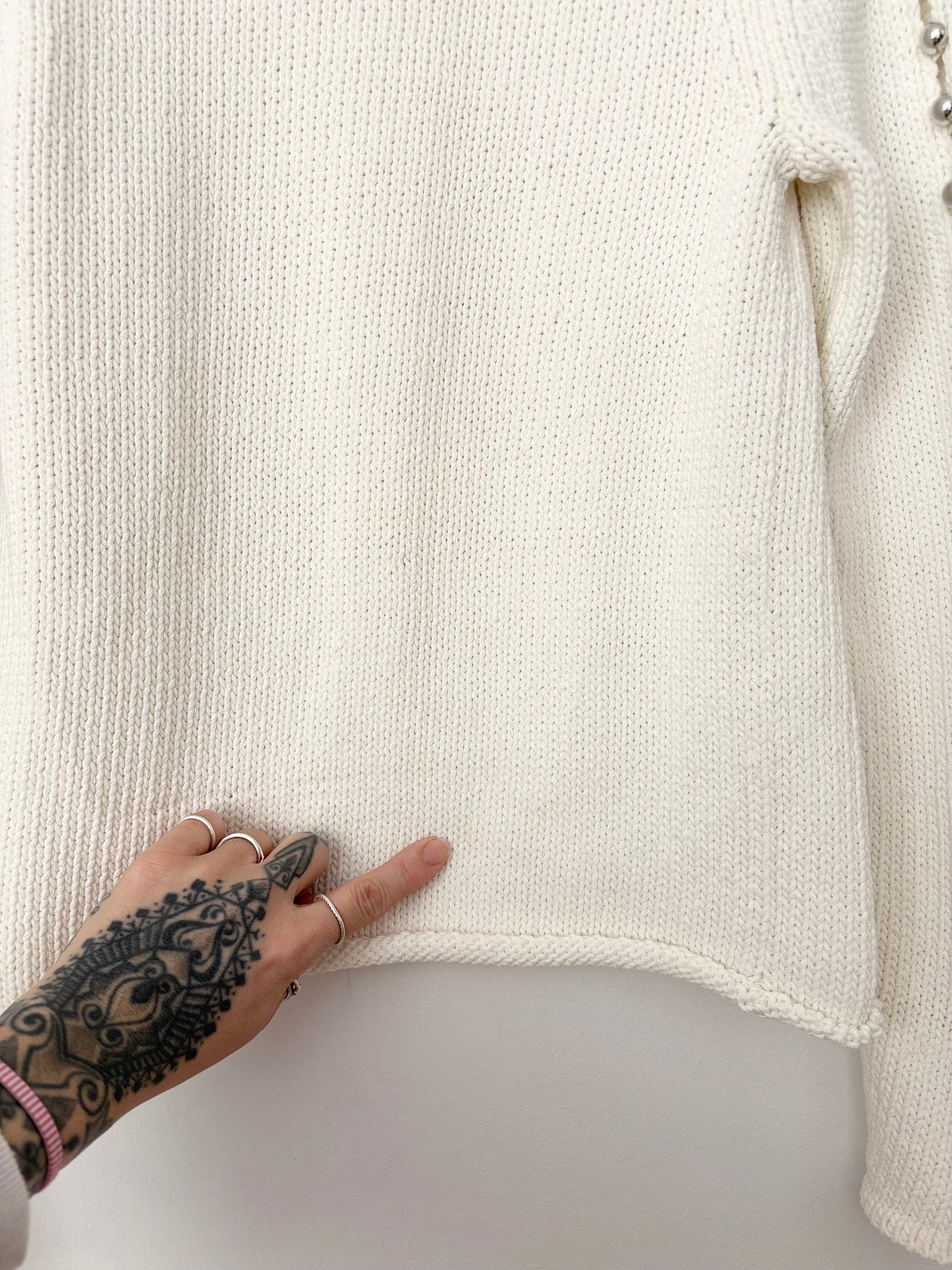 Pull à manches cloutées 3.1 Phillip Lim, taille S