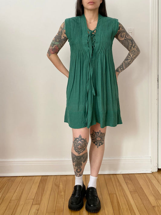 Isabel Marant kenny pleated day dress Medium