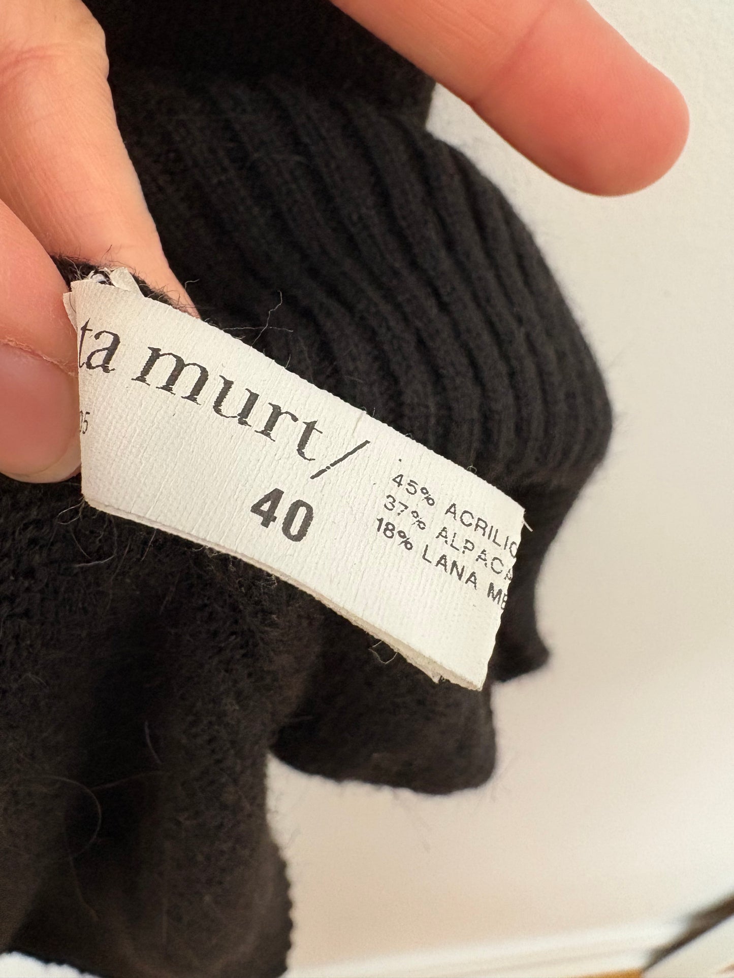 Robe tablier Sita Murt en laine mélangée, taille moyenne