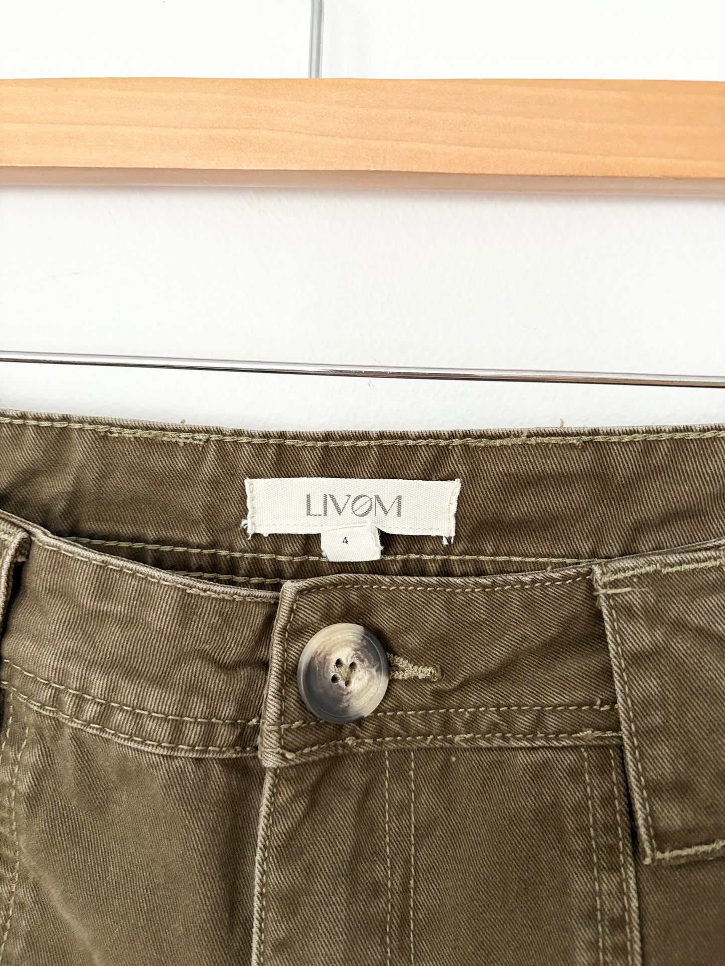 Jean cargo Livom à jambes larges W27/28