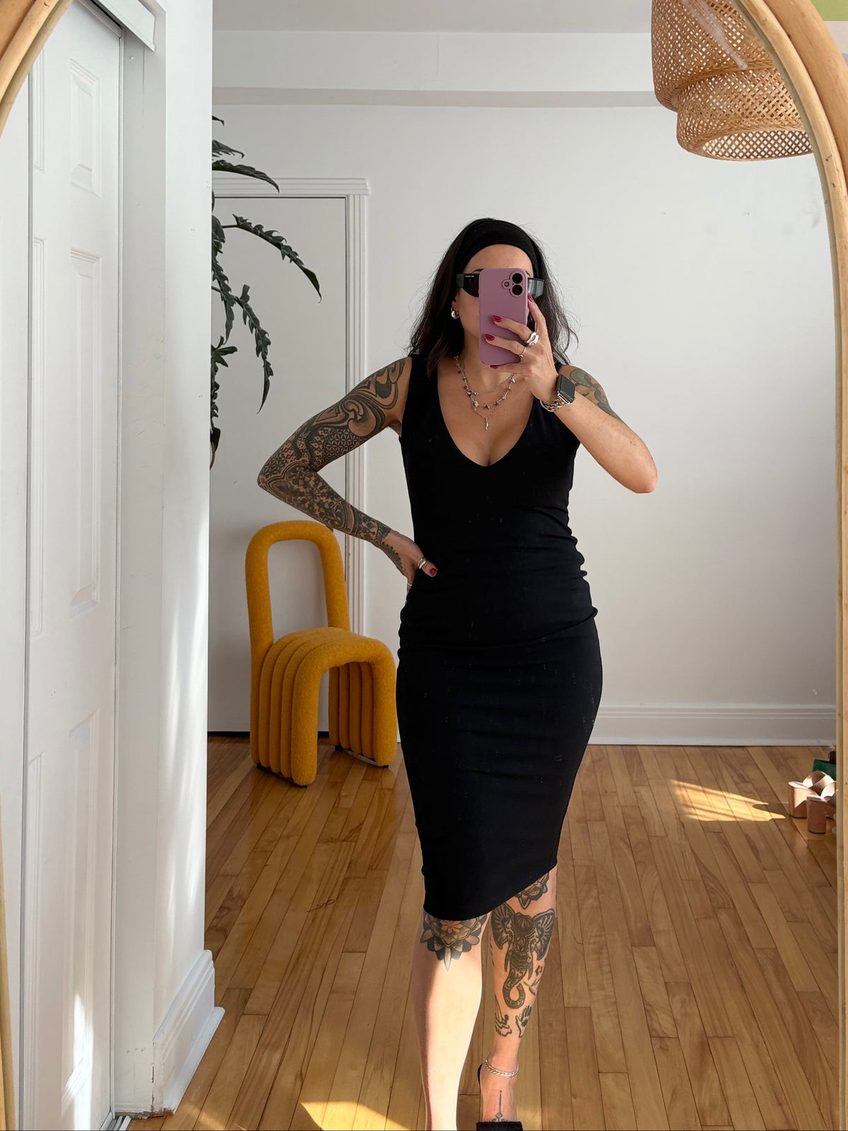 Nookie bodycon midi dress S/M