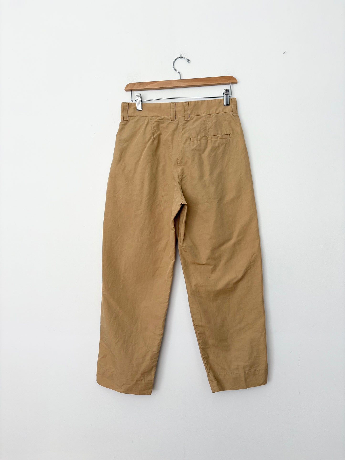 COS linen blend tapered ankle trousers W26/27