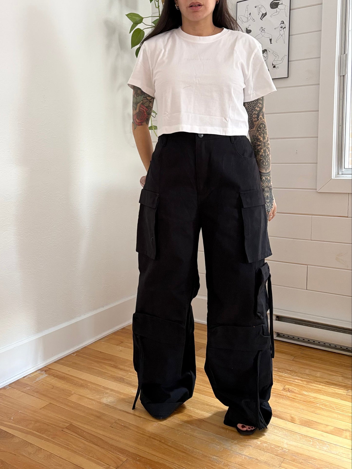 Pantalon cargo Steve Madden Duo, taille L