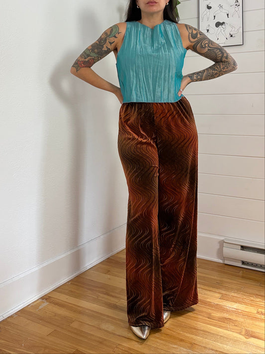 Urban Renewal pleated shimmer tank Medium