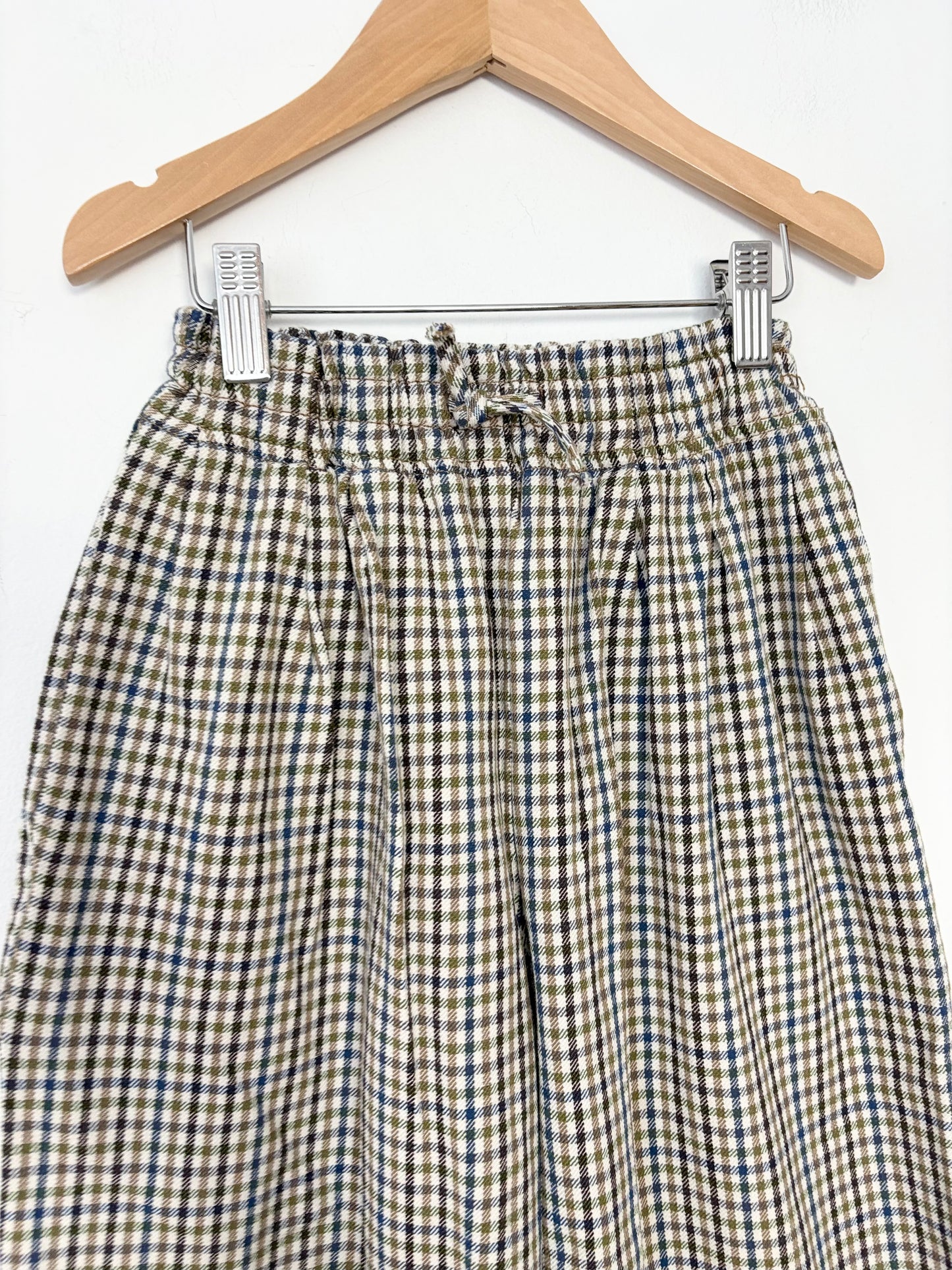 Pantalon large à carreaux Zara, taille 10 ans